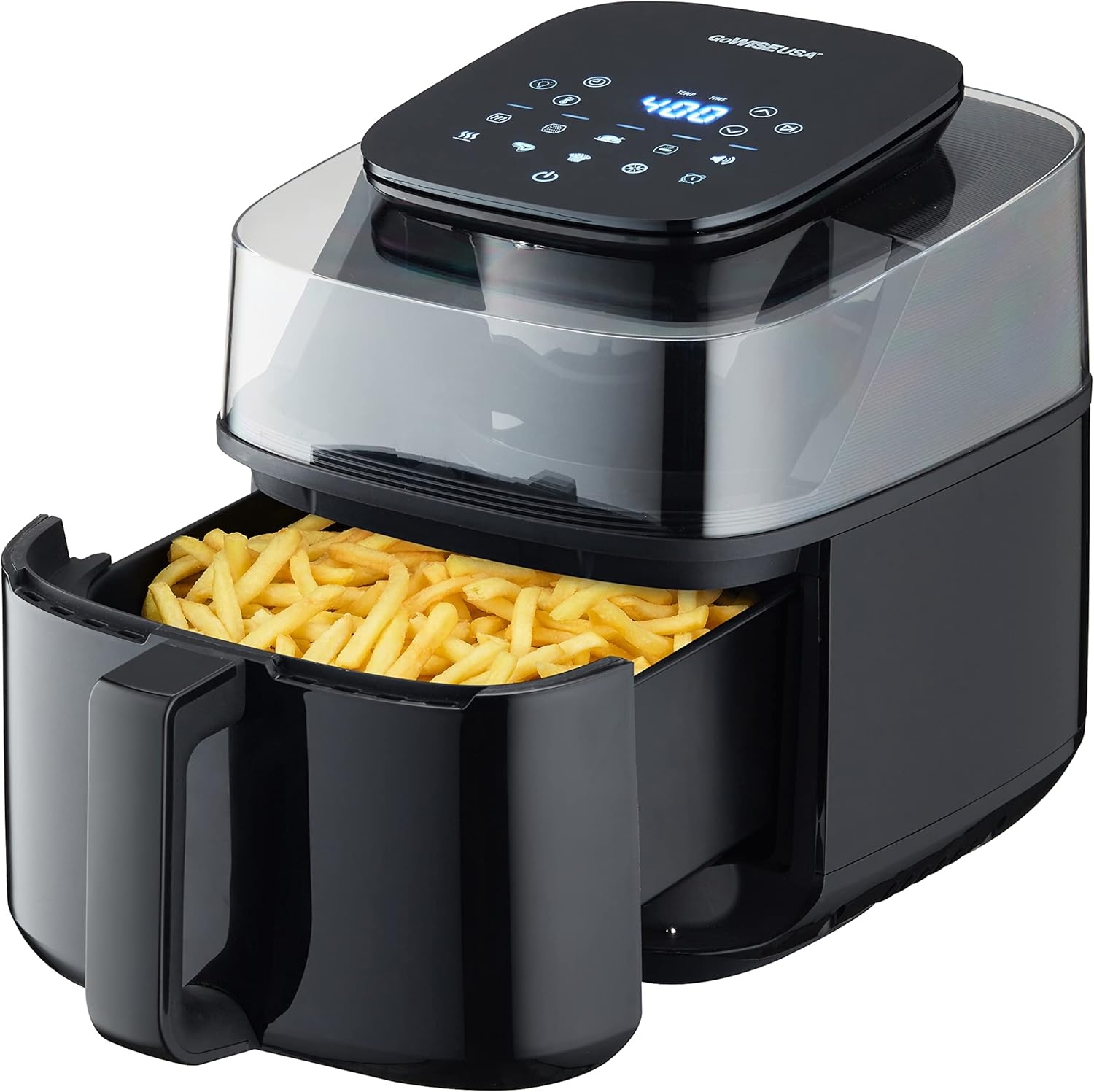 GoWISE USA 5.5 Quart Air Fryer with 180° Viewing Window